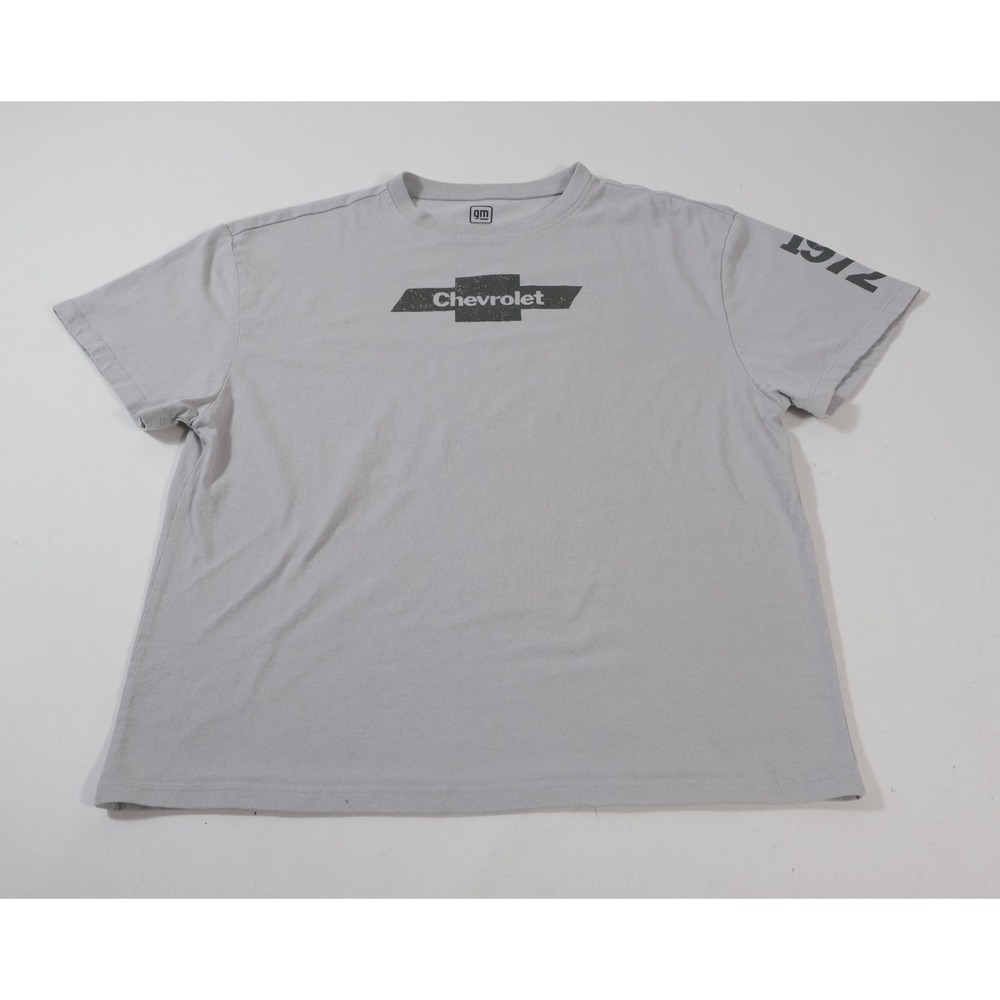 Chevrolet T-Shirt Mens S Gray 1972 Car Graphic Tee Short Sleeve GM Licensed